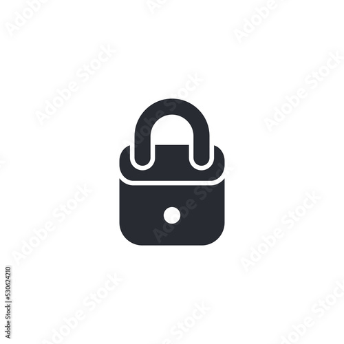 Lock vector icon. Closed lock. Lock sign. Sign of protection. Padlock icon. Unlock icon. Protection sign. Security vector icon. Privacy sign. Lock symbol. Blocking. Top secret. Keyhole. Safety. Block