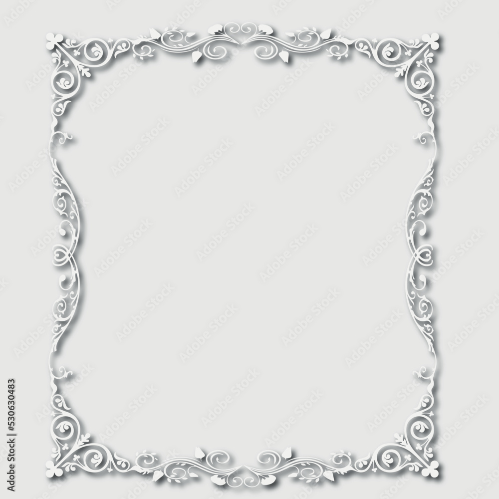 Frame, in the style of an ornament, Vector illustration eps 10, Art. Frame, in the style of an ornament, Vector illustration eps 10, Art.
