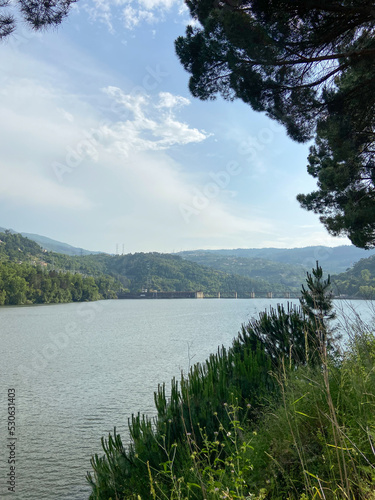 The Barragem do Carapatelo (Carapatelo Dam) is situated on the river Douro, on the border of the districts of Porto and Viseu in Portugal.