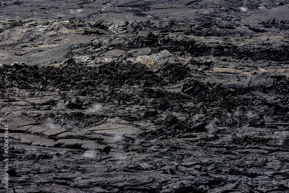 Black lava field Black lava field