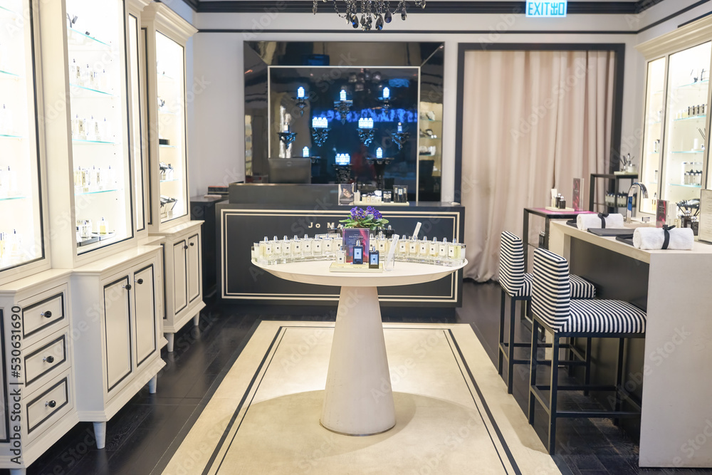 HONG KONG CIRCA JANUARY, 2016 inside of Jo Malone store in Hong Kong