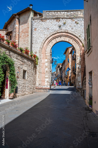 Fototapeta Naklejka Na Ścianę i Meble -  Assisi, a journey through history and religion.