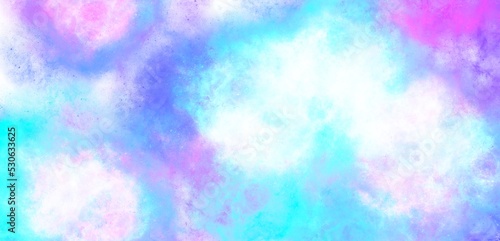 Bubble gum punch nebula galaxy art background