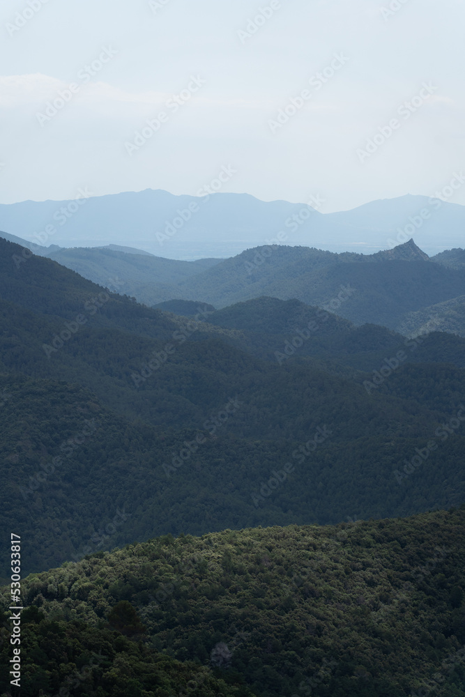 Fototapeta premium Mountains in grey