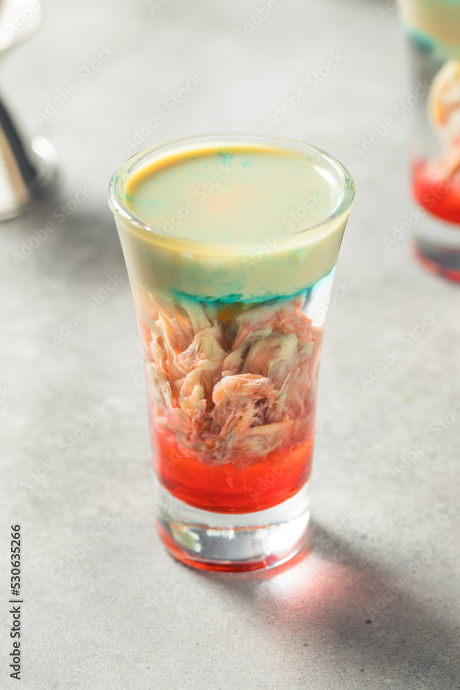 Boozy Alien Brain Hemorrhage Shot Boozy Alien Brain Hemorrhage Shot
