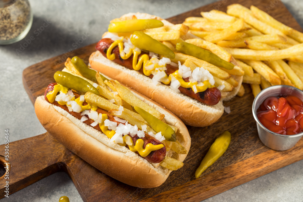 Homemade Chicago Style Depression Dog