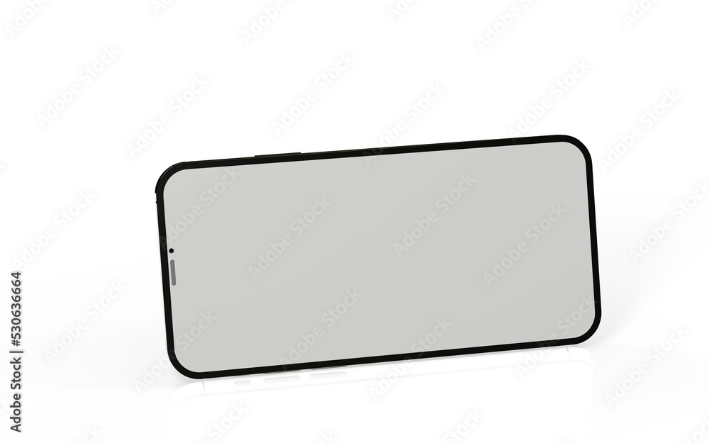 Smartphone. Mobile phone Template. Telephone 3d Smartphone. Mobile phone Template. Telephone 3d