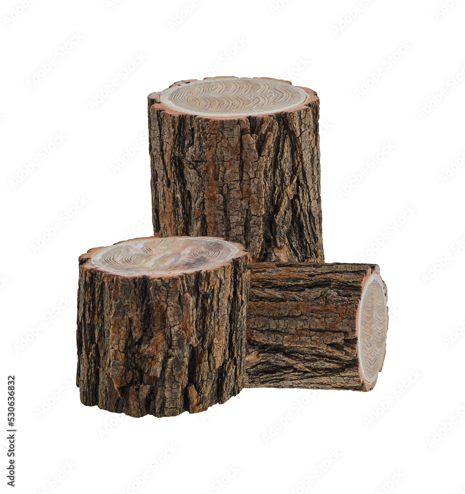 wooden logs christmas tree decorations clipping path transparent background wooden logs christmas tree decorations clipping path transparent background