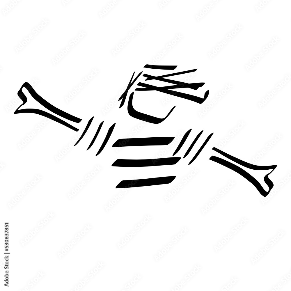 boy plays as if he flies like an airplane, black abstract symbol on a white background boy plays as if he flies like an airplane, black abstract symbol on a white background
