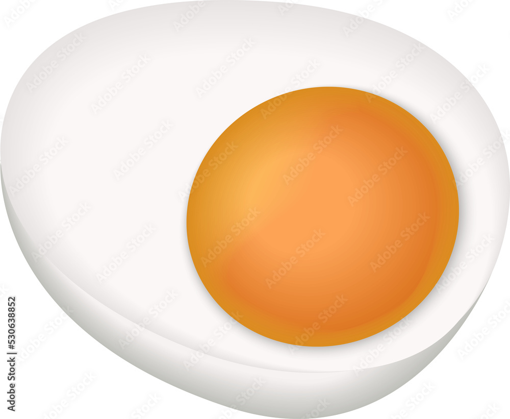 Food ingredient half salted egg