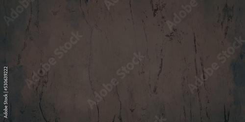 Peeling paint on an old wooden floor. Texture boards. Cracked scratched dark large background. Grunge texture.