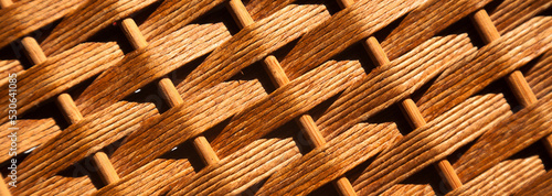 Photography Rattan rectangle wicker texture with handmade traditional and dry branches, wick