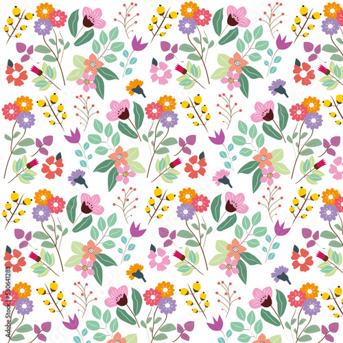 Wallpaper Mural Fondo floral. Torontodigital.ca