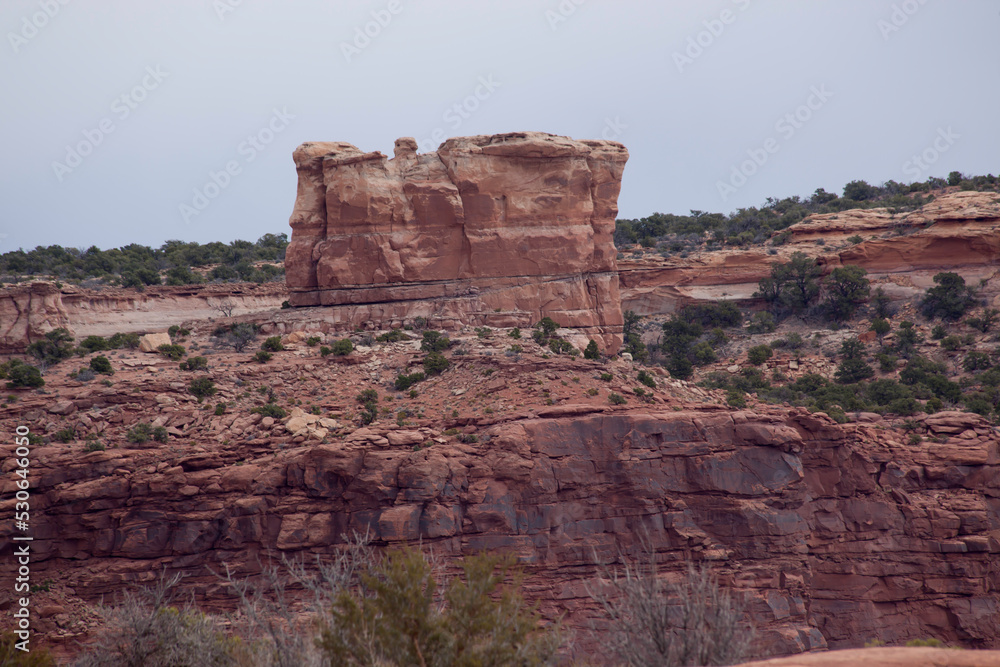 Red rock formations from Utah