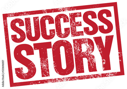 Success Story. Png Red Rubber Stamp.