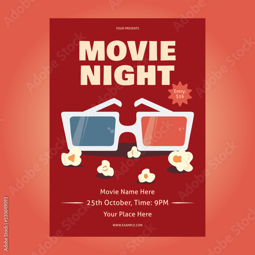 Movie Night Flyer