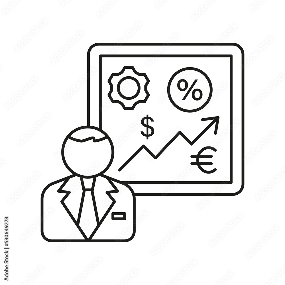 Research, analytics concept line icon. Simple element illustration. Research, analytics concept outline symbol design from business set. Can be used for web and mobile on white background Research, analytics concept line icon. Simple element illustration. Research, analytics concept outline symbol design from business set. Can be used for web and mobile on white background