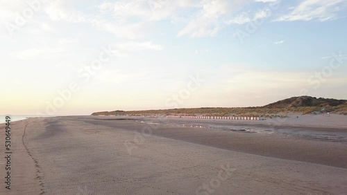 Dünen und Strand von Burgh-Haamstede, Zeeland, Holland, Niederlande