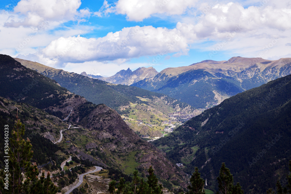 landscape in the mountains