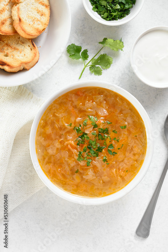 Cabbage (sauerkraut) soup