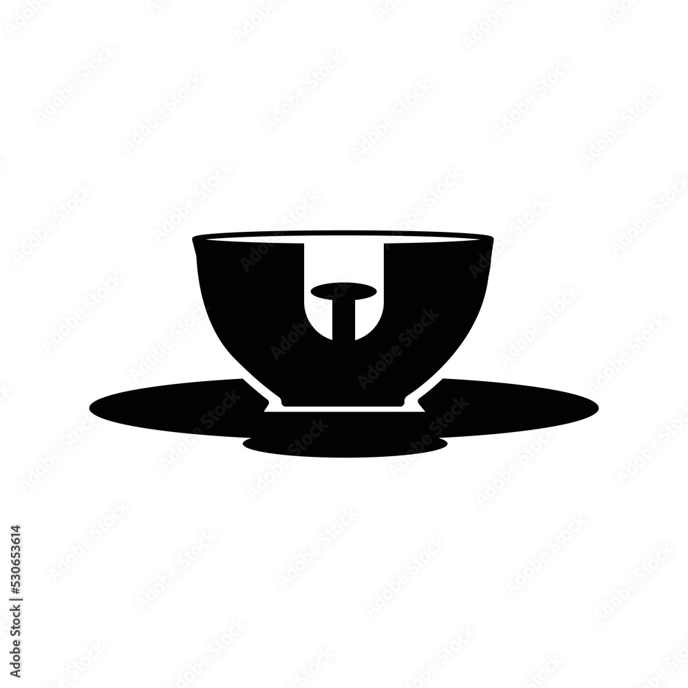 Park cup swing mad tea icon | Black Vector illustration | Park cup swing mad tea icon | Black Vector illustration |