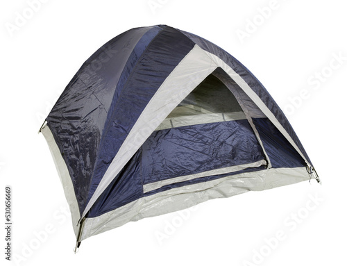 Clean new blue camping dome...