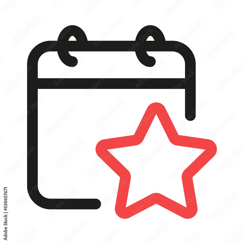 Bonus monthly, daily and weekly icon. Gift and Calendar, line or outline illustration Bonus monthly, daily and weekly icon. Gift and Calendar, line or outline illustration
