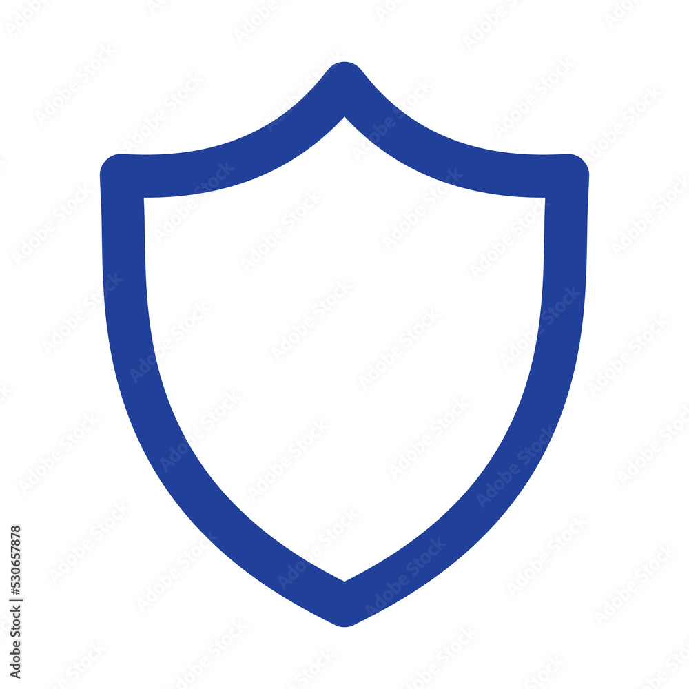 Shield outline icon. Protect, Defense illustration Shield outline icon. Protect, Defense illustration