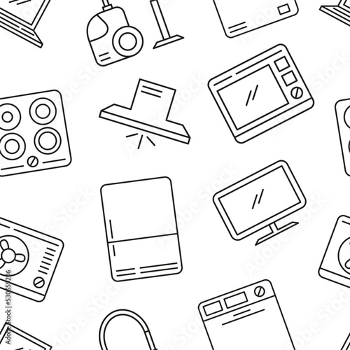 simple pattern with appliance background
