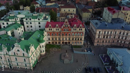 Vyborg, Old town hall square,  House of Wolf, Former Town Hall