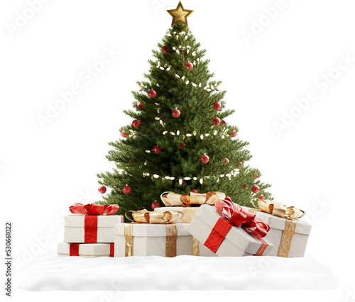 Christmas gifts under the C...