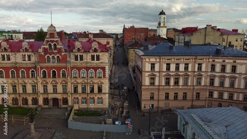 Vyborg, Old town hall square,  House of Wolf, Former Town Hall