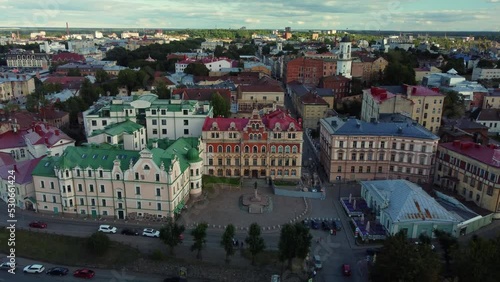 Vyborg, Old town hall square, Statue of Torgils Knutsson, House of Wolf, Former Town Hall