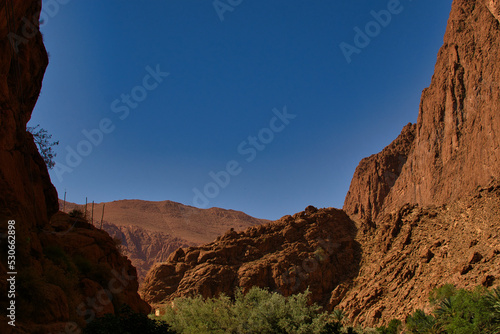 Todra gorge in Morocco, red rocks in Morocco, exploring the gorge, beautiful Moroccan landscape