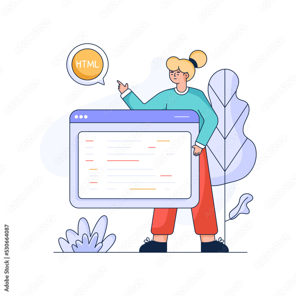 Premium flat illustration of task list Premium flat illustration of task list