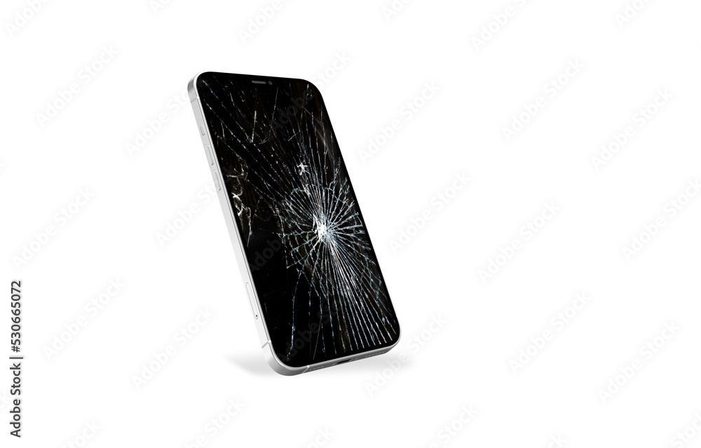 Broken Cracked Screen Mobile - iPhone Broken Screen Broken Cracked Screen Mobile - iPhone Broken Screen