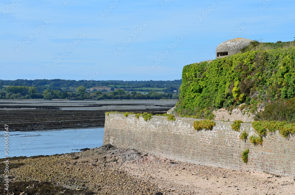 La forteresse Vauban à Saint Vaast la Houge (La Manche - Normandie - France)