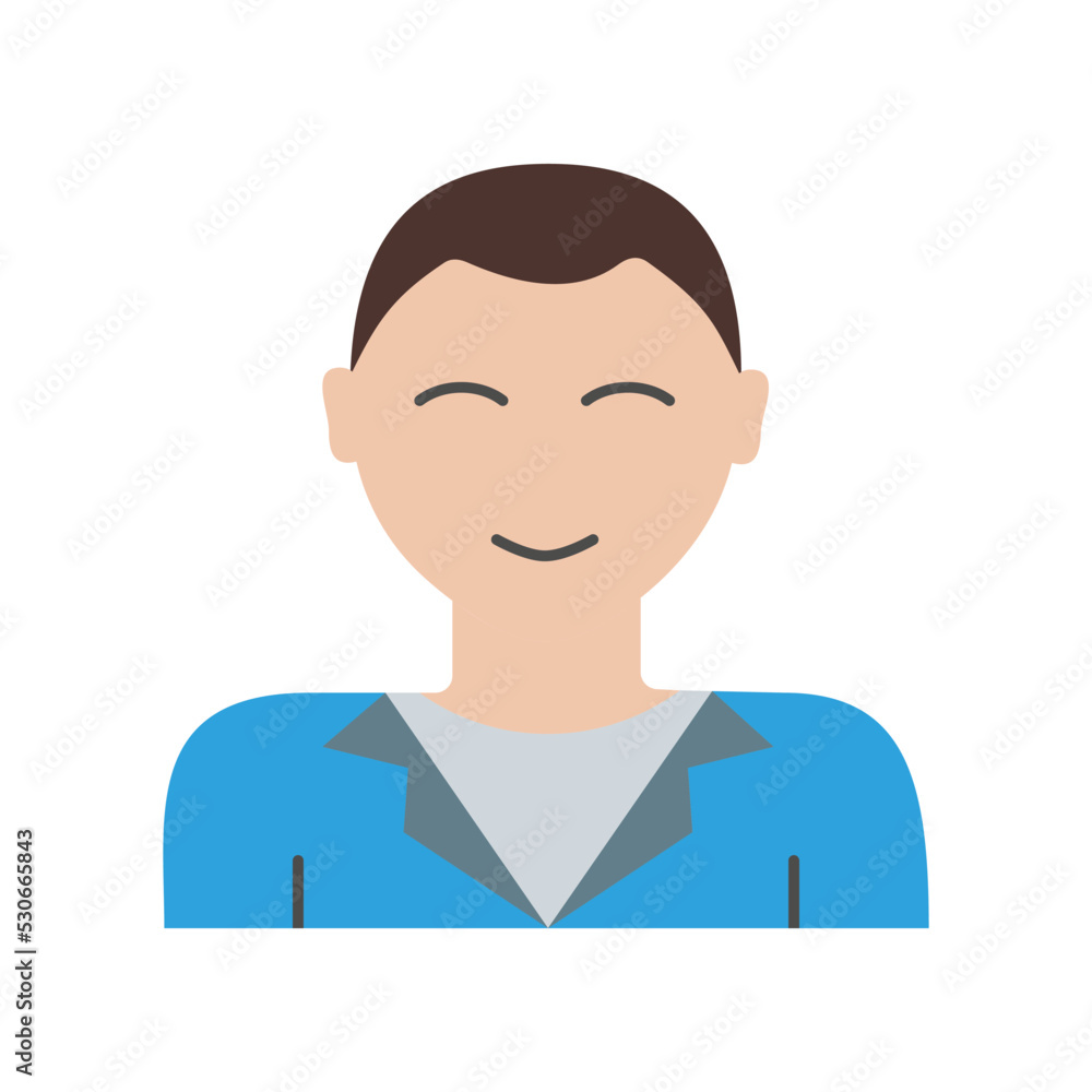 Man, father colored icon. Simple colored element illustration. Man, father concept symbol design from family set. Can be used for web and mobile
