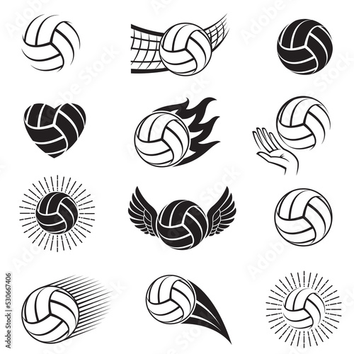 volleyball balls set