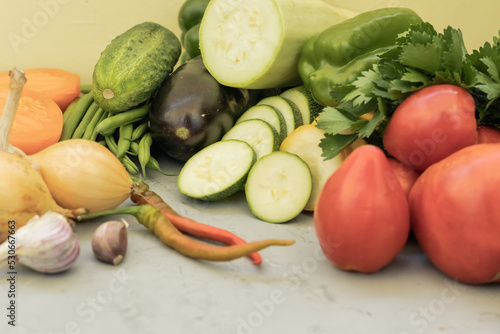 vegetables and fruits