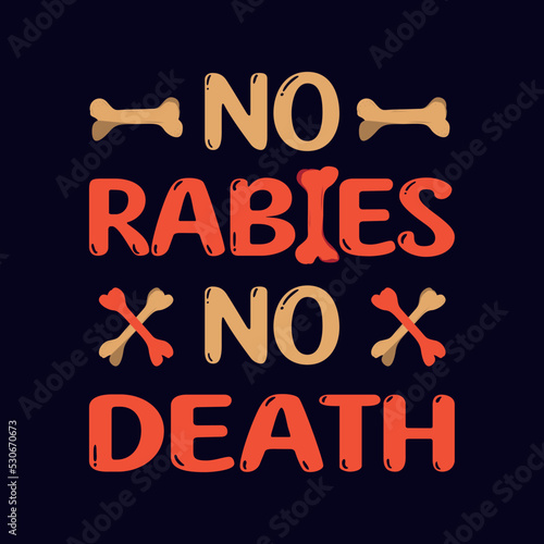 No rabies No death, International rabies Day Design