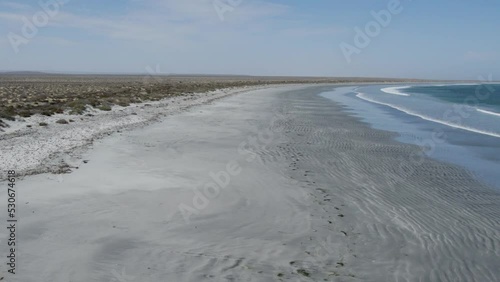 drone shots in the desert of Baja California, Mexico
