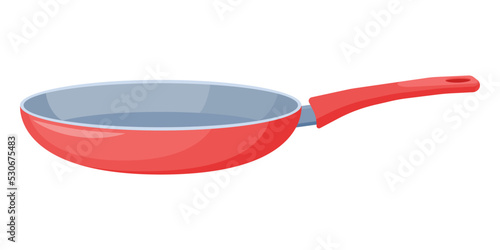 Frying pan isolated on white background. Kitchenware icon vector.
Vector illustration cartoon flat icon isolated on white background.