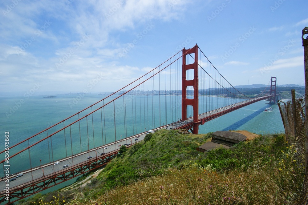 Marin Headlands Battery Spencer Golden Gate Bridge Golden Gate Bridge Golden Gate National Recreation Area Water
