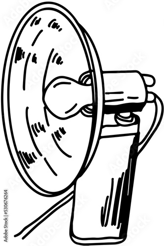 old photographic and cine equipment bulb flashlight in vector
