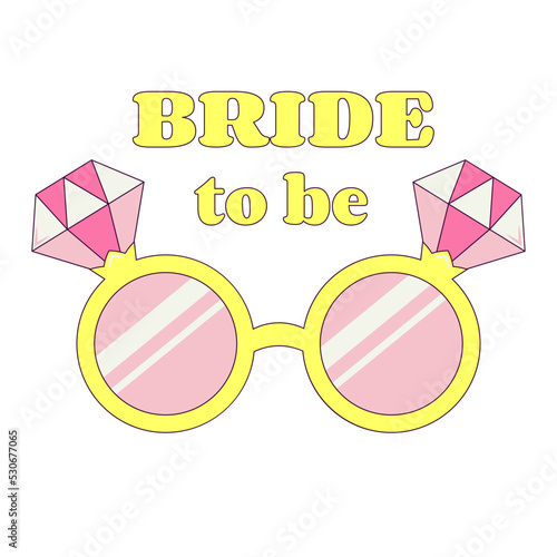 Bride To be Bachelorette Party Temporary Tatto Sticker or Badge