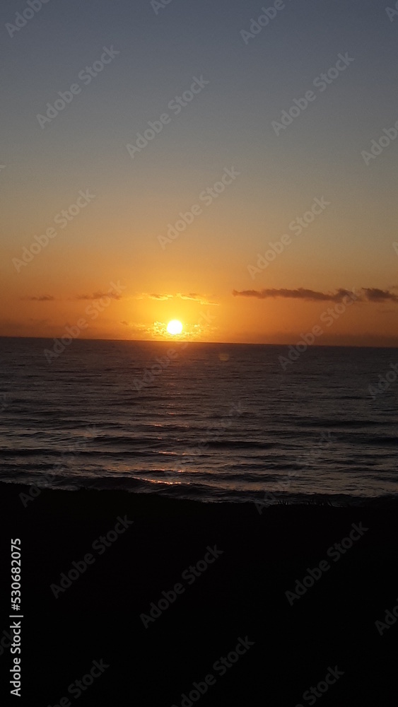 Sunrise in Costa Dorada in Brazil. Sunrise in Costa Dorada in Brazil.