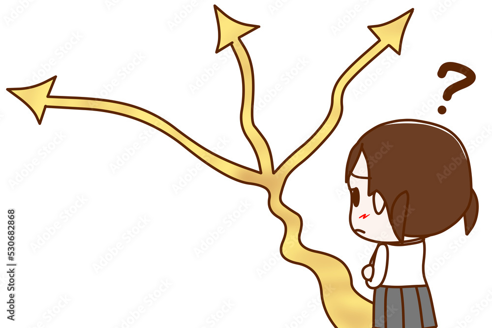 迷い道のイラスト素材 _ 道に迷っているイラスト : 「迷い」の写真素材 – EJTHU