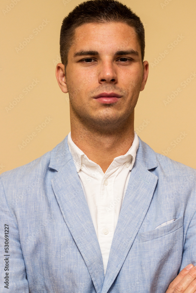 Portrait of confidence young man in suit Portrait of confidence young man in suit