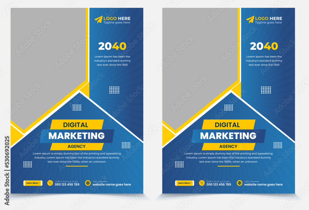 Professional corporate book cover and annual report cover design template Professional corporate book cover and annual report cover design template